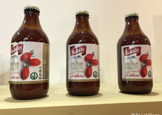 Salsa artigianale di pomodoro datterino a marchio Nobile.