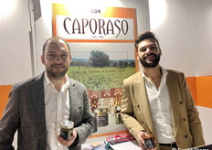 Felice e Severino Caporaso, titolari dell’omonima azienda produttrice di frutta secca (nocciole, mandorle, pistacchi, noci, arachidi), frutta esotica disidratata (zenzero, papaya, mango, mirtilli disidratati, bacche di Goji), semilavorati e creme spalmabili.