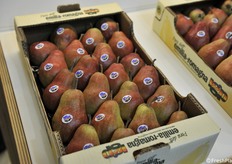 Una confezione di pere Igp dell'Emilia Romagna