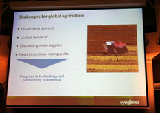 Si pone anche l'attenzione su altri problemi, poiché sono disponibili sempre meno terreno e sempre meno acqua per la produzione alimentare.