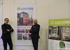 Gian Paolo Menarello e Mattia Battistello della ditta Idromeccanica Lucchini, pioniere della Vertical farm