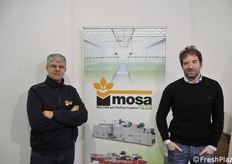 Flavio Cigalotto e Oliver Russo della ditta MosaGreen di Pordenone, che si occupa di attrezzature per il vivaismo professionale