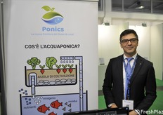 Simone Caporale di Ponics, azienda di Roma specializzata in sistemi di coltivazione Acquaponica