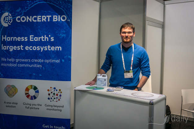 Paul Rutten, Concert Bio, hears positive responses to the application of their beneficial microbes