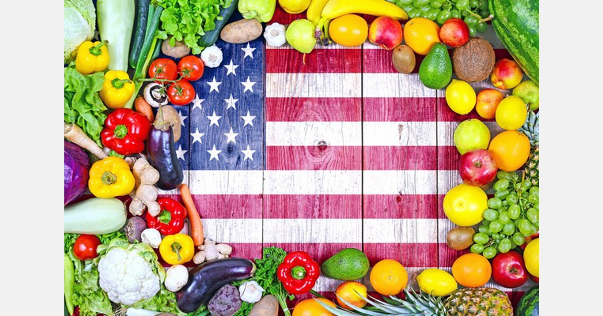 Imports of fresh fruits and vegetables from the United States continue to increase