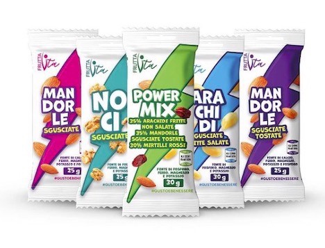 Frutta secca, in crescita le proposte nutrizionali e salutistiche in  confezioni monoporzione