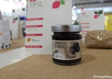 Composta di mirtilli bio, 100% italiani, proposta dall'azienda Salvia.