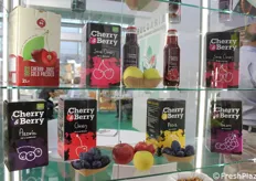 Tra quelle legate all'ortofrutta trasformata, la Old Time Cherry Ltd che ha proposto la sua linea di succhi Cherry & Berry.