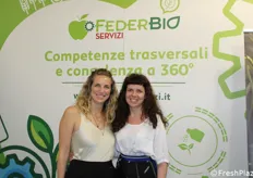 In rappresentanza di FederBio Servizi, Beatrice Tirabassi e Cristina Di Mauro.