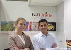 B&B Frutta, Chiara Brentagani (COO) e Claudio Scandola (commerciale)