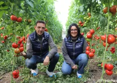Ignazio Cacciaguerra, sales representative per il marchio Seminis ed Elisabetta Gennuso, area manager Sicilia per Bayer Crop Science, divisione vegetables. 