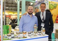 Michele Cetta (responsabile prodotti trasformati) e Aristide Palermo (sales manager) della Organizzazione di produttori Alma Seges.