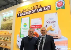 Giuseppe D'Aniello e Antonio Galeota, rispettivamente presidente e responsabile commerciale vendite Italia della OP Campania Patate.