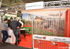 Lo stand della polacca Stilmer, specializzata in elementi prefabbricati, nuovi impianti e materiali da sostegno.