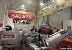 Stand congiunto Saclark - Newtec: macchine e materiali per imballaggio.
