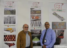 Fabrizio Raccanello e Aziz Mataoui della Contec, azienda che realizza tecnologie per i pali di calcestruzzo precompresso