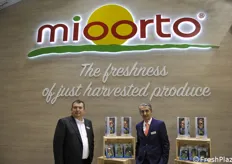 Severino e Marco Giulio Bertoli responsabili dell'azienda Mioorto