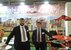 Per Checchi&Magli, azienda emiliana specializzata in trapiantatrici, erano presenti Giuseppe di Salvo e Giacomo Ballandi