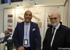 Aziz Mataoui e Fabrizio Raccanello di Contec, azienda che produce macchine per pali precompressi