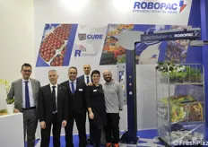 Robopac, lo staff in fiera: Gianluca Buschi, Carlo Cannata, Massimiliano Confalone, Sandro Capozzolo, Simona Olivi, Matteo Mignani