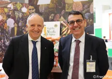 Consorzio di Tutela della Carota Novella di Ispica IGP, Massino Pavan (vice presidente) e Carmelo Calabrese (presidente).