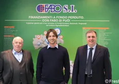 Fabo S.I.: Giacomo Fabbri (amministratore), Lorenzo Minguzzi (commerciale), Marco Fabbri (direttore).