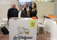 Op La Deliziosa, Salvatore Bua (direttore commerciale), Pietro Bua (commerciale), Pietro Bua (marketing manager), Sara Bua (commerciale).