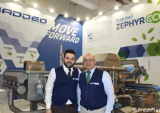 Giovanni Naddeo (Ceo) e Ali Ahmad Saleh (sales manager) di Naddeo Technologies.