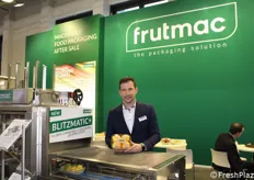 Frutmac, azienda specializzata sia in macchine confezionatrici che in soluzioni di imballaggio per il settore degli alimenti freschi. In foto, il direttore amministrativo Stephan Christoph.