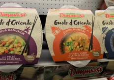 Innovazione nel mercato delle zuppe fresche: arrivano le nuove ricette DimmidiSì Gusto d'Oriente,  in tre versioni (Bangkok, Mumbai e Tokyo) che si rivolgono in particolare a un consumatore giovane.