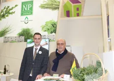 Raffaele e Nicola Palma delle aziende agricole Nicola Palma di Capaccio (SA) e Aroma Domus di Albenga (SV), specializzate in erbe aromatiche.