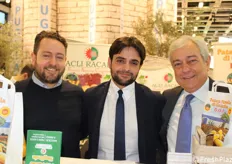Federico, Michele ed Enzo Manni della Cooperativa salentina Acli Racale.