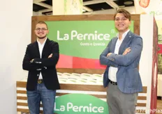 Raffaele e Giovanni Pernice dell'azienda Ortofrutticoli La Pernice di Turi (BA), specializzata in particolare in uva da tavola, angurie e albicocche.