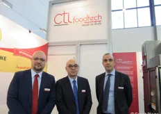 Francesco Ferrara, Biagio Crescenzio e Christian De Marco della CTI Foodtech.