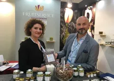 FruitService: Teresa Faranda e Mario Marullo, produttore siciliano di creme di pistacchio tipico del territorio di Bronte