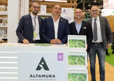 Fabrizio Todisco, Alfonso e Fabio Altamura e Alfredo De Santis della Organizzazione di Produttori Altamura.