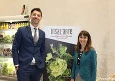 Alessio Fabbro ed Elisabetta Russo della società cooperativa agricola OrtoRomi.