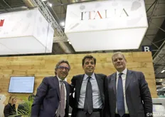 Valentino di Pisa (Fedagro Mercati), Fabio Massimo Pallottini (Car) e Giuseppe Pavan, vicepresidente di Fedagro