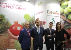 B&B Frutta e Masseria Fruttirossi insieme a Madrid: Loredano e Mattia Brentegani, Claudio Scandola, Sara Angeli