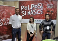 Vittorio Cristofori, Amélie Vaidie e Gianluca Larenza della sementiera Clause