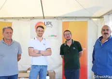 Attilio Centola (sales manager), Riccardo Ungarelli (sales manager), Giuseppe Depinto (field sales manager) e Prisco Fusco (area manager) di UPL