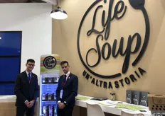 Cristiano Pallavicino e Francesco Pallavicino rispettivamente presidente di Agroama Cooperativa agricola e responsabile produzione del marchio LifeSoup specializzato nella produzione di zuppe fresche conservate in vetro.