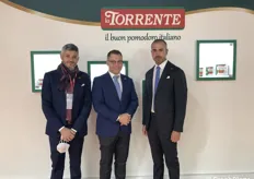 Giuseppe Torrente, responsabile marketing e comunicazione, Giuseppe Torrente, responsabile export, Gaetano Torrente, responsabile commerciale del marchio La Torrente.
