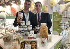 Alex Cardamone, responsabile commerciale della calabrese Biocal e Fabio Pantusa titolare dell’azienda produttrice di disidratati di frutta.