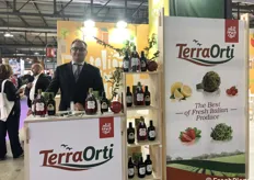 Enrico Foti, socio di OP Terra Orti. L’organizzazione di produttori è impegnata nella promozione del consumo di frutta e verdura fresca per un’alimentazione salutare.