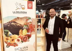 Salvatore Bua, direttore commerciale dell'OP La Deliziosa, ha presentato il nuovo succo di ficodindia siciliano.