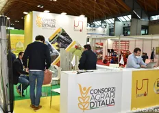 Lo stand Consorzi Agrari d'Italia e Unaproa