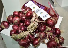 Cipolle rosse di Tropea nello stand collettivo della Calabria
