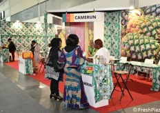 Lo stand del Camerun
