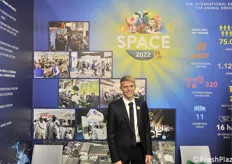 Thomas Rossard per pubblicizzare la fiera Space 2022